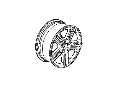 Honda 42700-SJP-A41 Disk, Aluminum Wheel (18X7 1/2J) (Tpms) (Enkei)