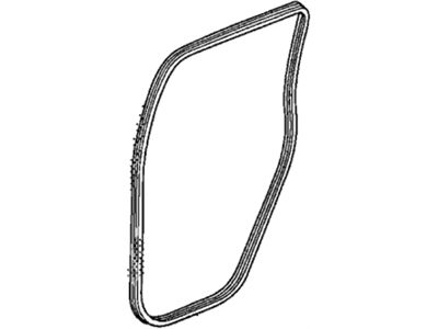 Honda 72855-SJC-A11 Seal, L. RR. Door Opening
