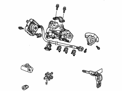 Honda 06350-SJC-307 CYLINDER SET, KEY