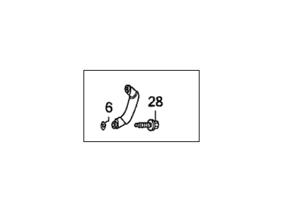 Honda 83240-SJC-A01ZC Grab Rail Assy. *YR309L* (TU LIGHT BEIGE)