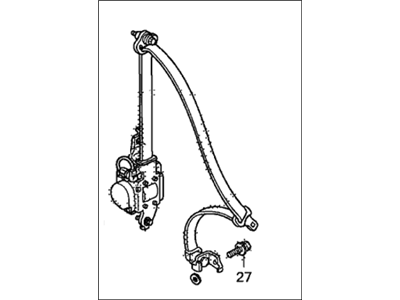 Honda 04814-SJC-A11ZC Tongue Set (Light Beige)