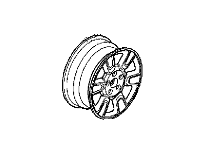 Honda 42700-SJC-A52 Wheel, Disk 17X7