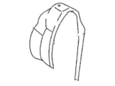 Honda 8-97295-171-0 Cover, L. FR. Seat-Back Trim *180* (GRAY)