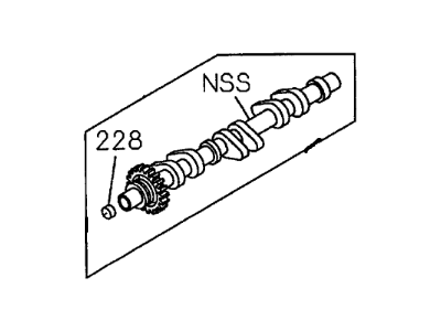 Honda 8-97131-944-1 Camshaft Inl