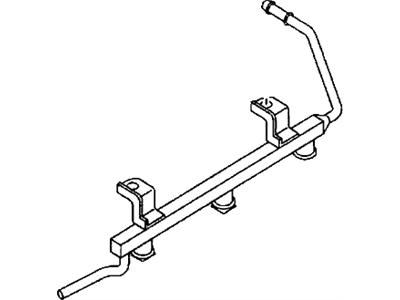 Acura 8-97179-673-1 Rail Assembly, Driver Side Fuel Injector