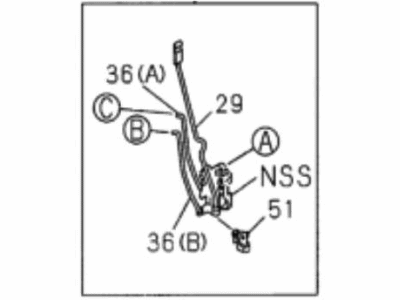 Honda 8-97292-227-0 Lock, R. FR. Door *181* (BEIGE)
