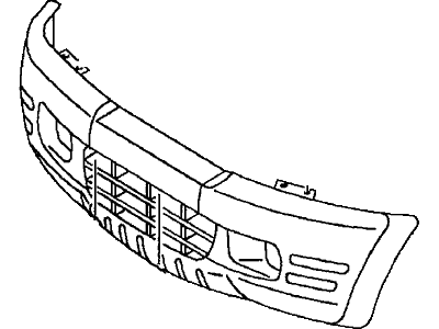 Honda 8-97179-685-0 Bumper, Front (Primer)