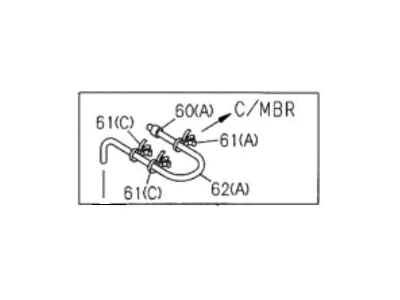 Honda 8-97229-435-0 Hose, Rubber Breather