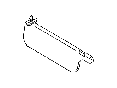 Honda 8-97294-593-5 Sun Visor, L. *180* (GRAY)
