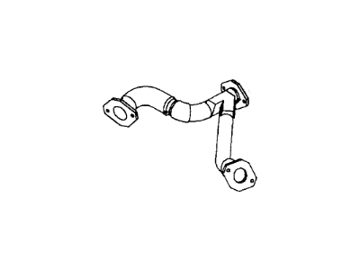Honda 8-97207-108-0 Pipe, Exhuast Center