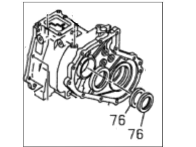 Honda 8-97149-125-0 Case Assembly, Transfer