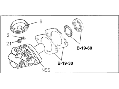 Honda 8-97178-913-0 Repair Kit, Brake Master Cylinder