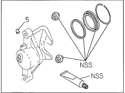 Honda 8-97127-612-0 Caliper Seal Kit