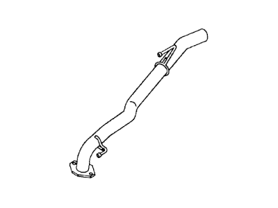 Honda 8-97140-704-1 Pipe, Rear Exhuast