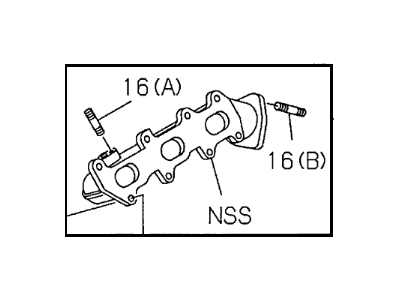 Honda 8-97239-854-1 Manifold Exhaust