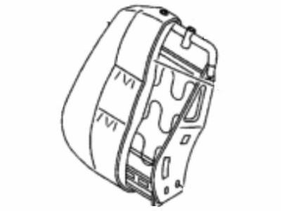 Honda 8-97159-695-0 Cover, R. FR. Seat-Back (Leather Seat)