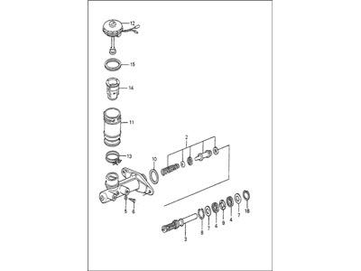 Honda 46100-SA5-033 Master Cylinder