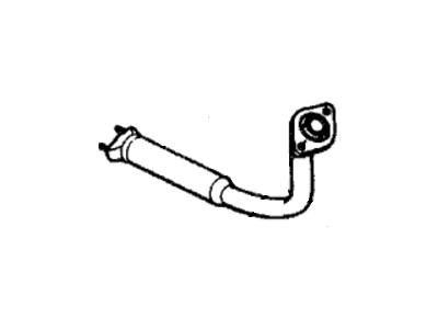 Honda 18210-657-662 Pipe A, Exhuast