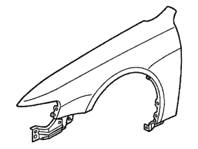 Honda 60261-S84-A90ZZ Panel, Left Front Fender (Dot)