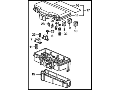Acura 8-97022-753-3 Bolt Lateral Rod To