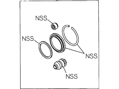 Honda 8-97070-081-0 Caliper Seal Kit