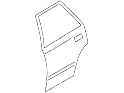 Honda 8-97108-185-0 Panel, R. RR. Door (Outer)