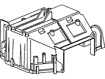 Honda 8-97046-485-0 Case, Evaporator (Upper)