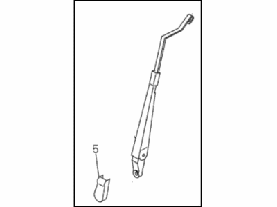 Honda 8-94334-767-1 Arm Assembly, Rear Wiper