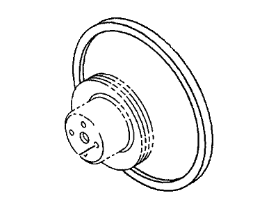 Honda 8-97100-606-0 Belt, Cooling Fan