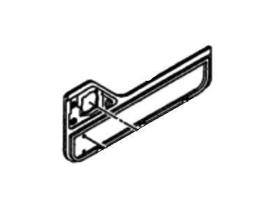 Honda 8-97150-928-2 Trim, R. Door (Lower) (Gray)