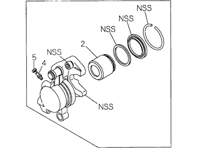 Honda 2-91226-010-0RM Caliper, Left Front Disk Brake (Reman)