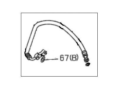 Honda 8-97022-191-1 Hose, Flexible