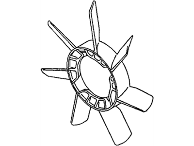 Honda 8-97080-687-0 Fan, Cooling