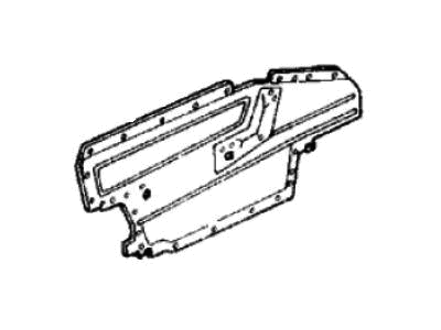 Honda 83502-SG7-A10ZA Lining, R. FR. Door (Lower) *Y18L/Y18L* (SILKY IVORY/SILKY IVORY)