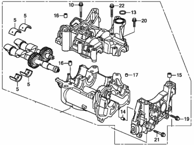 Honda 15100-5PH-A01 Pump Assembly, Oil