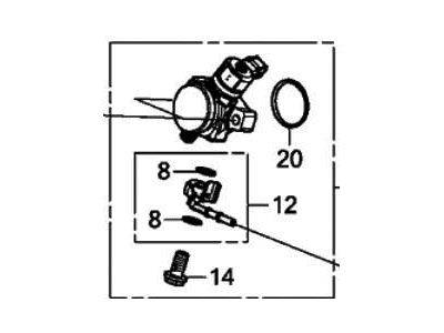 Honda 16790-5PC-H02 Pump Assembly, Fuel High Pressure