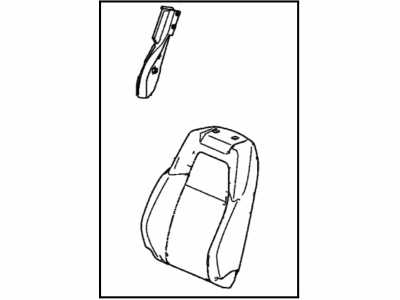 Honda 81122-TMC-A01 Pad, Right Front Seat-Back (With Module Holder)