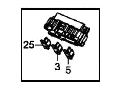 Honda 38230-TMJ-Z01 Box Assembly-, Sub-Fuse