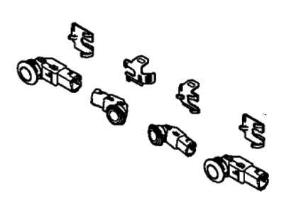 Honda 08V67-TLA-110K Back Up Sensors-Exterior color:White Diamond Pearl (WHITE DIAMOND PEARL)