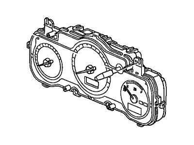 Honda 78120-SLN-A01 Meter Assembly, Combination (Northland Silver)