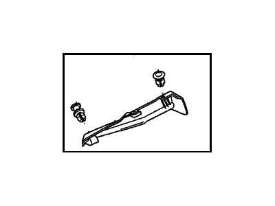 Honda 74207-SLN-A00 Garnish, L. FR. Fender