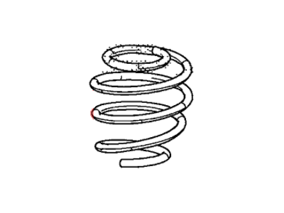 Honda 51406-T3L-A01 Spring, Left Front