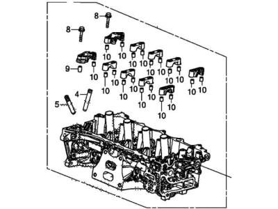 Honda 12100-6A0-A00 Cylinder Head Assembly