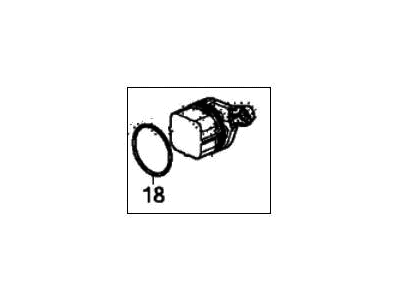 Honda 91715-5MX-A01 Connector, Waterproof (45P 040F)