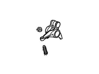 Honda 14627-RLV-A00 Arm B Assembly, Exhuast Rocker