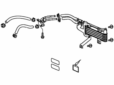 Honda 06255-RLX-306 Trailer Hitch ATF Cooler 6-Speed (AWD Only)