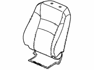 Honda 81521-TG7-L11ZA Cover, Left Front Seat-Back Trim (Shadow Beige)