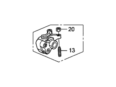 Acura 14620-R71-A01 Arm Assembly, In. Rocker