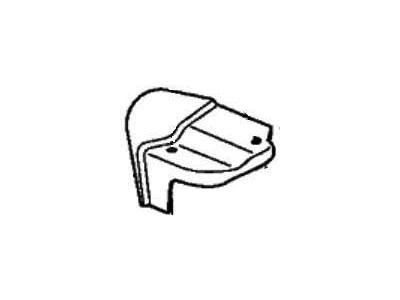 Honda 53692-SZA-A00 Baffle, EPS Heat