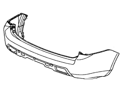 Honda 04715-SZA-A70ZZ Face, Rear Bumper (Dot)